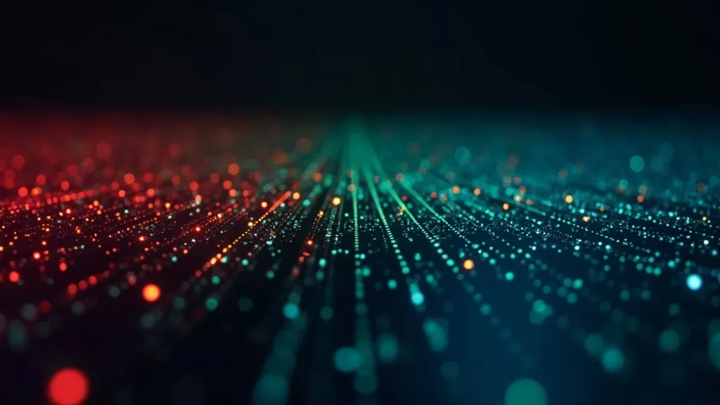 Schermo che alterna campi solidi rosso, verde e blu con una macro della griglia di pixel che mostra un'anomalia