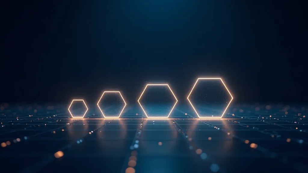 Una singola foto luminosa mostrata a più dimensioni con le proporzioni preservate