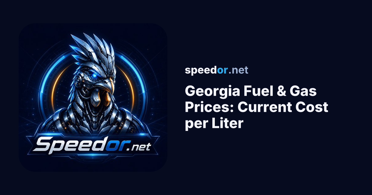 Georgia Fuel & Gas Prices: Current Cost per Liter